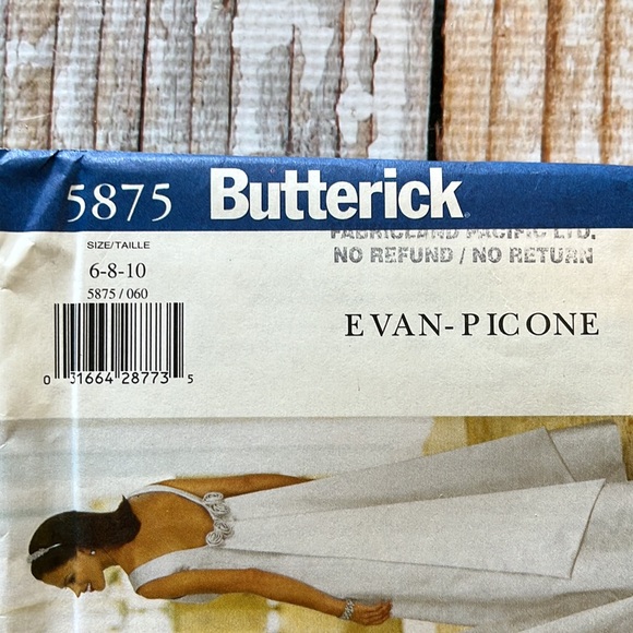 Evan-Picone Butterick Uncut Seeing Pattern - Picture 2 of 9